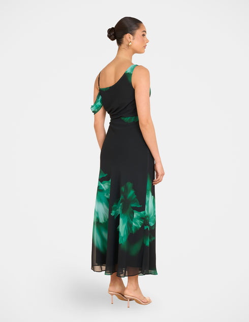 Oakley Cowl Neck Maxi Dress